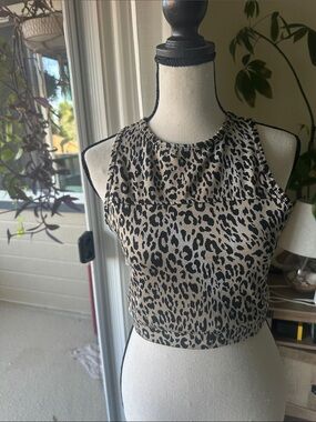 Josie Natori Leopard Print Sport Bra